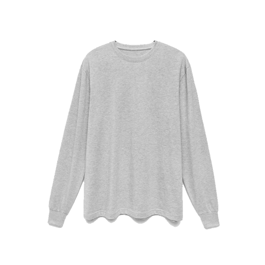 Heather Grey / XS Custom Original Favorites Supima Cotton Long Sleeve T-Shirt