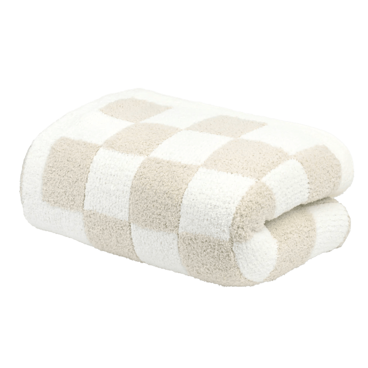 Custom Kashwere Check Throw | Corporate Gifts | Clove & Twine