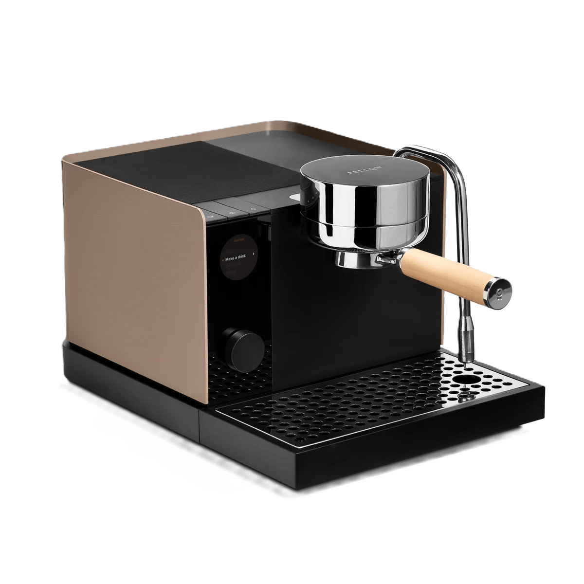 Malted Chocolate / Maple Custom Fellow Series 1 Espresso Machine - Corporate Gifts