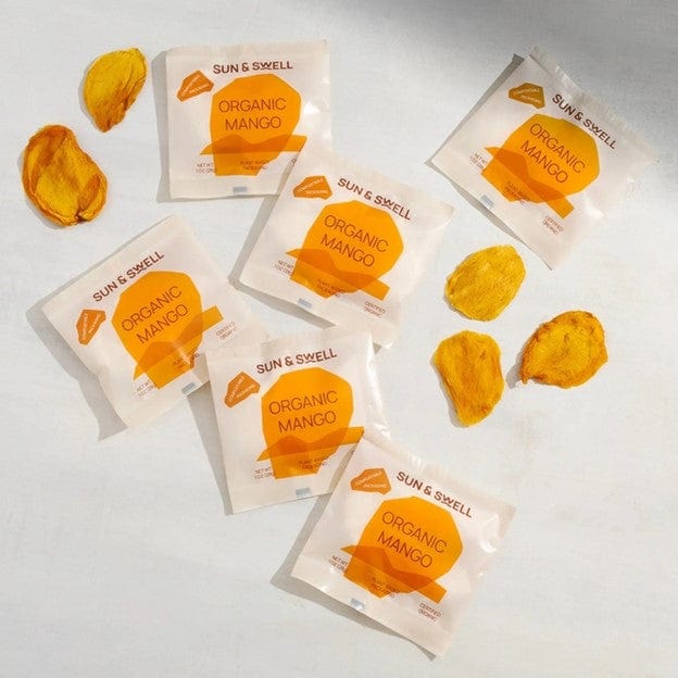 Mango Custom Sun & Swell Organic Mango Snack Packs - Corporate Gifts
