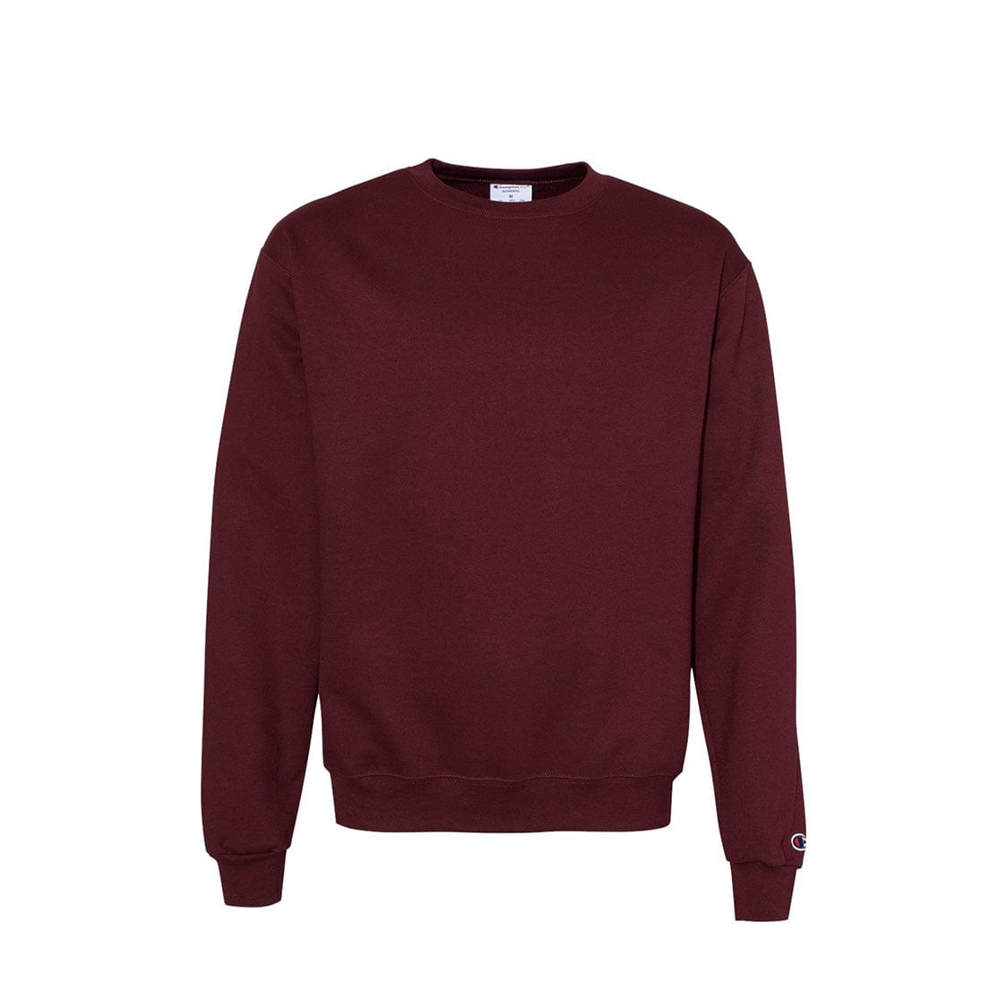 Maroon / S Custom Champion Unisex Powerblend Crewneck Sweatshirt - Corporate Gifts