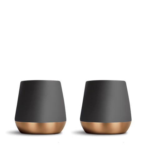 Matte Black Custom Fellow Joey Double Wall Ceramic Mugs - 2.3oz - Corporate Gifts