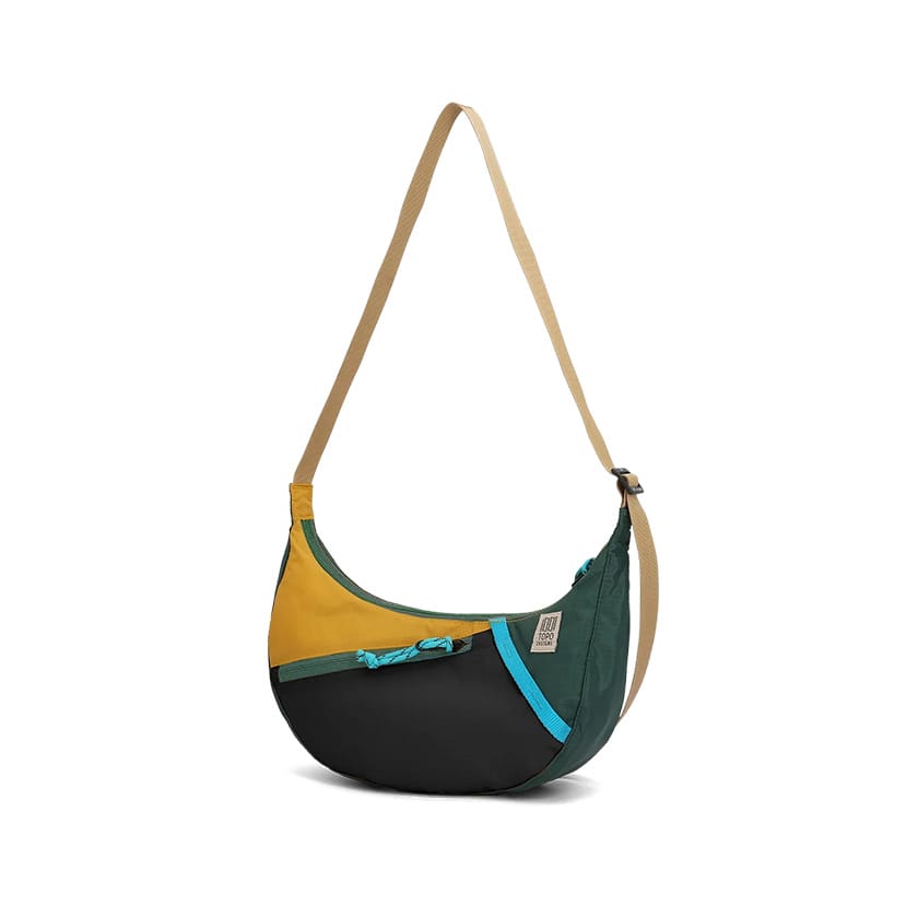 Mustard / Forest Custom Topo Designs Moonlight Crossbody Bag - Corporate Gifts