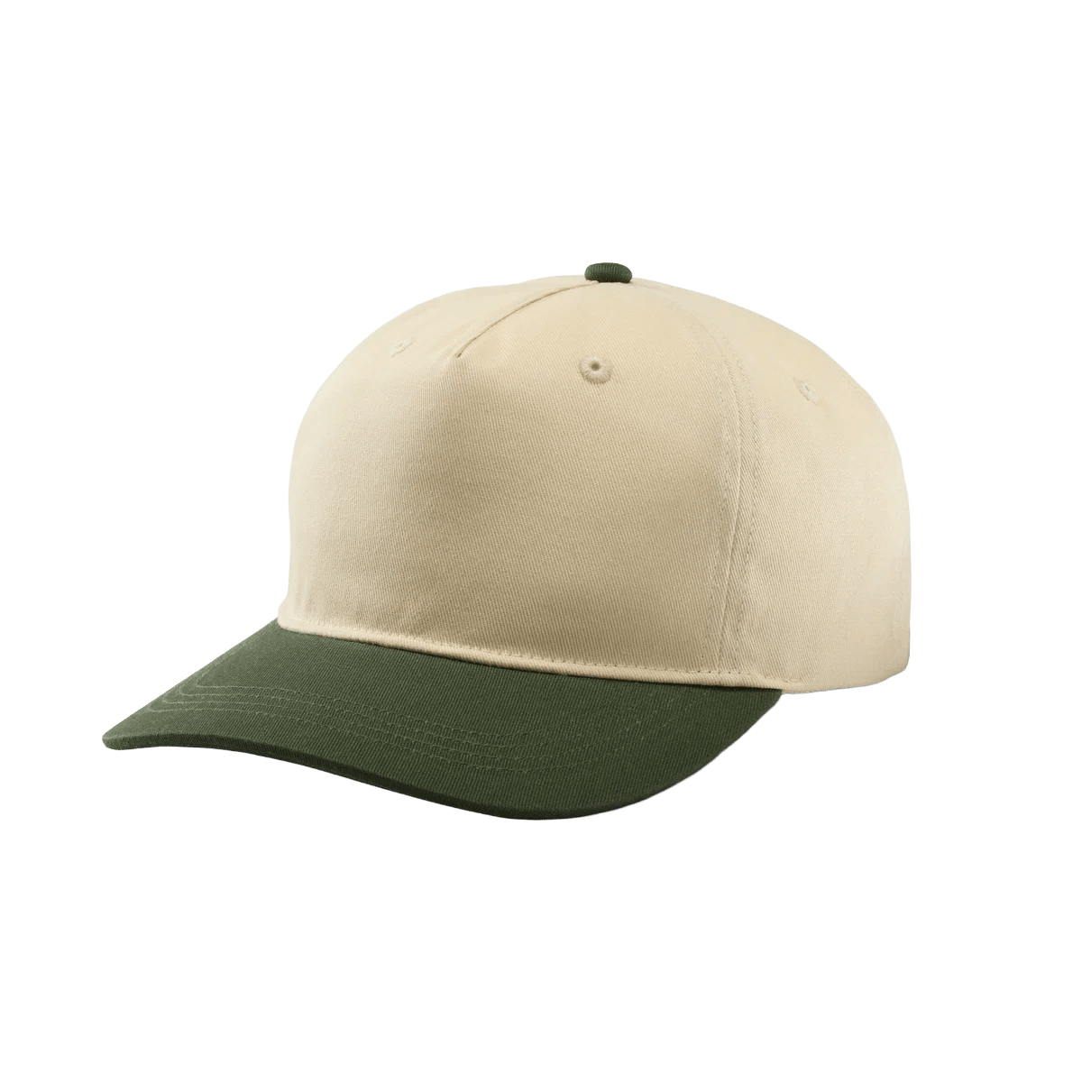 Natural Two Tone Custom Original Favorites Cotton Twill 5-Panel Hat - Corporate Gifts
