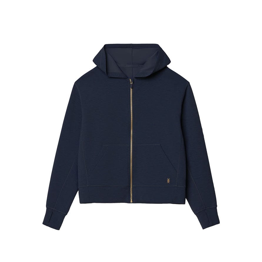 Navy Blue / XS Custom Rhone DreamGlow Women's Full Zip Hoodie - Corporate Gifts
