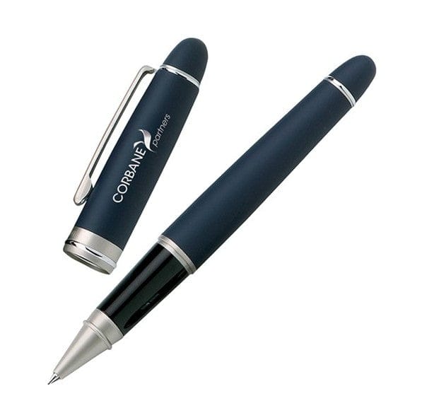 Navy Custom Bettoni Pissarro Rollerball Pen - Corporate Gifts