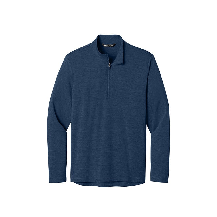 Navy Heather / S Custom Travis Mathew Men's Onward 1/4-Zip - Corporate Gifts