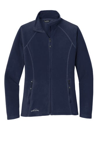 Navy / Women's / XS Custom Eddie Bauer Full-Zip Microfleece Jacket