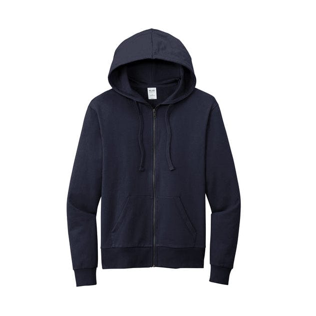 Night Sky Navy / SM Custom Allmade Unisex Organic French Terry Full-Zip Hoodie - Corporate Gifts