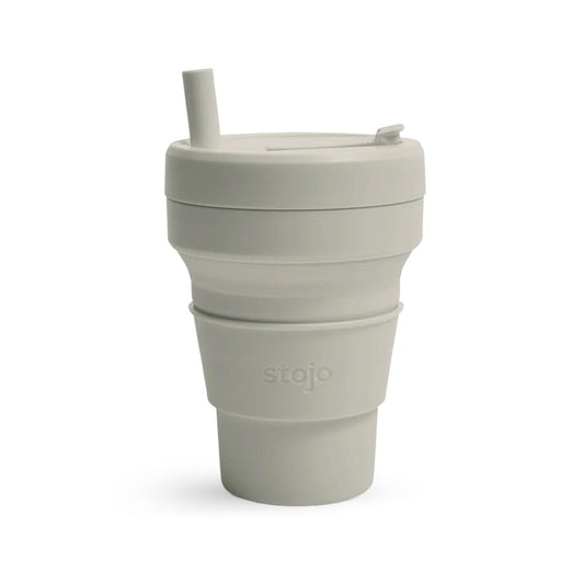 Oat / 16oz Custom Stojo Travel Cup - Corporate Gifts