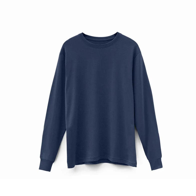 Ocean Navy / XS Custom Original Favorites Supima Cotton Long Sleeve T-Shirt
