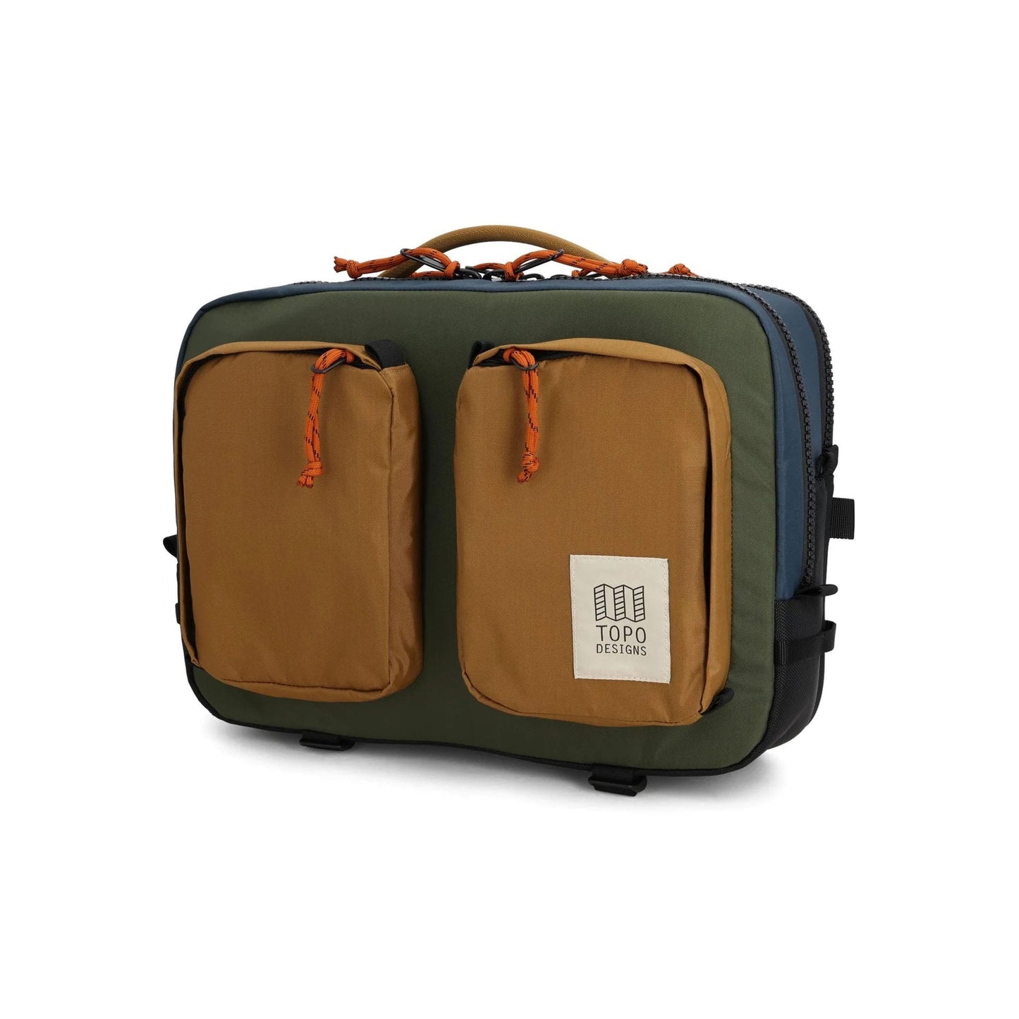 Olive Dark Khaki Custom Topo Designs Global Briefcase - Corporate Gifts