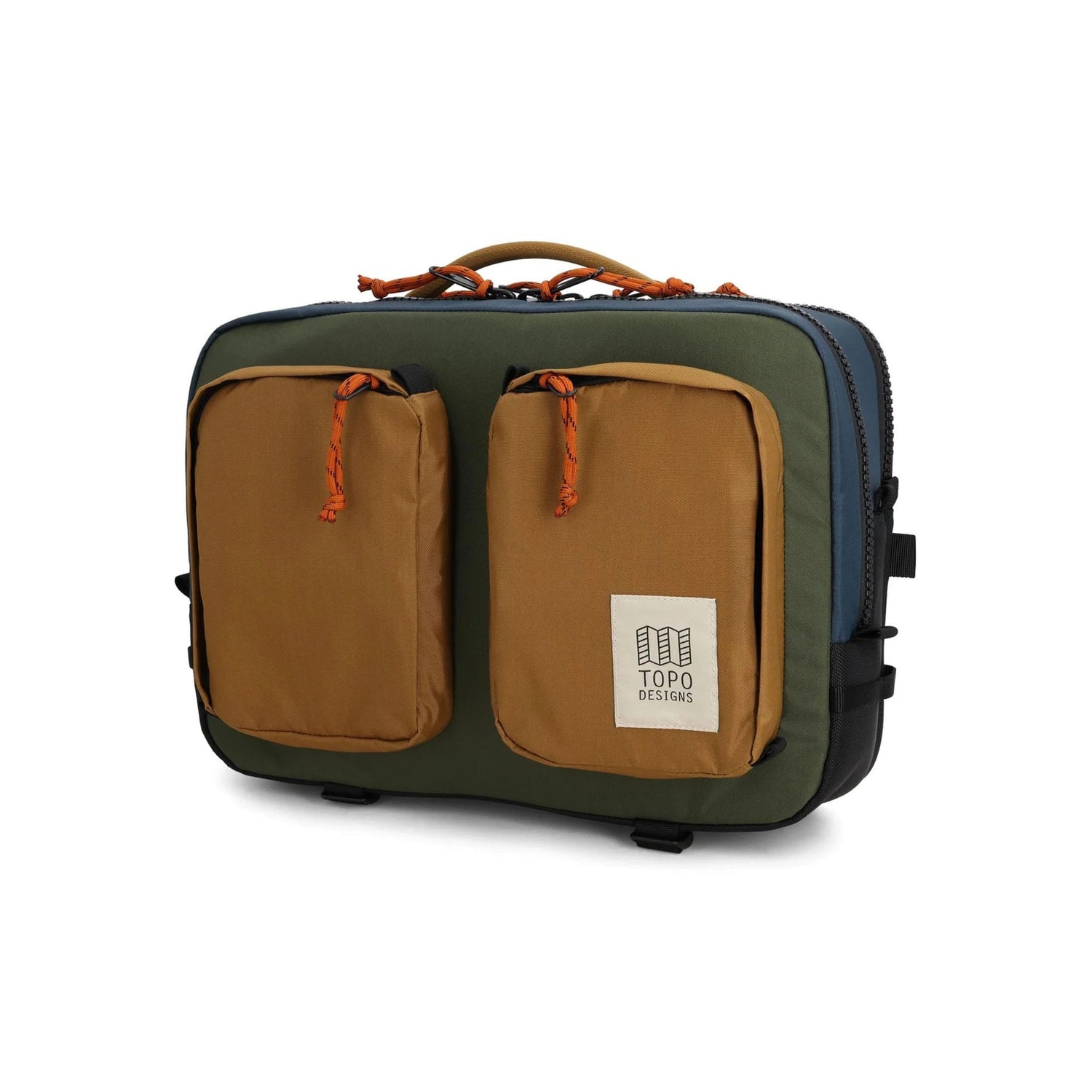 Olive Dark Khaki Custom Topo Designs Global Briefcase - Corporate Gifts