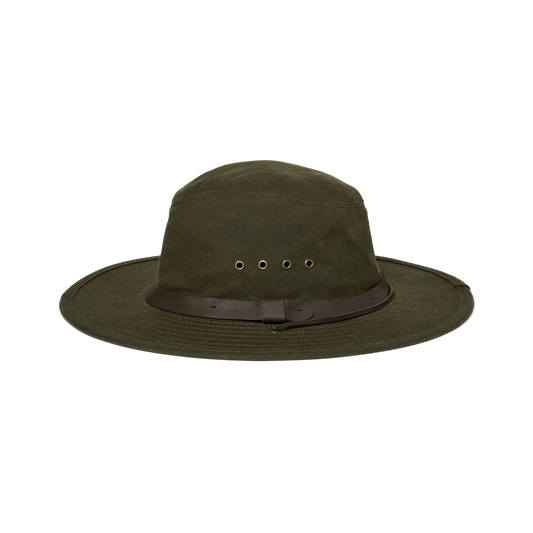 Otter Green Custom FILSON Tin Cloth Bush Hat - Corporate Gifts
