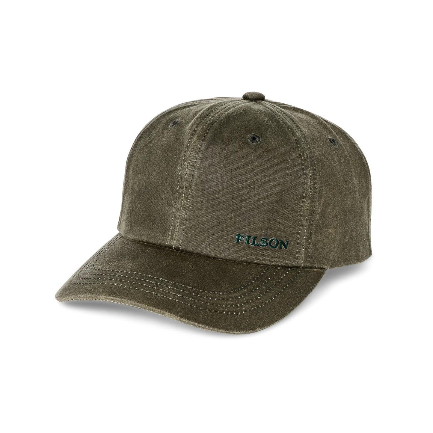 Otter Green Custom FILSON Waxed Low-Profile Logger Cap - Corporate Gifts