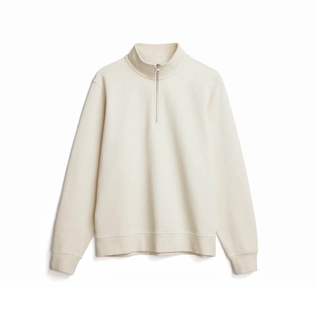 Parchment / S Custom Original Favorites Ultra Heavyweight French Terry 1/4 Zip - Corporate Gifts
