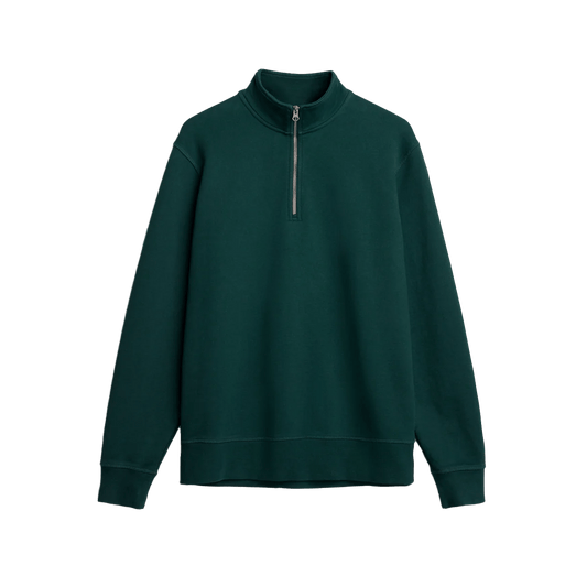 Pine / S Custom Original Favorites Ultra Heavyweight French Terry 1/4 Zip - Corporate Gifts