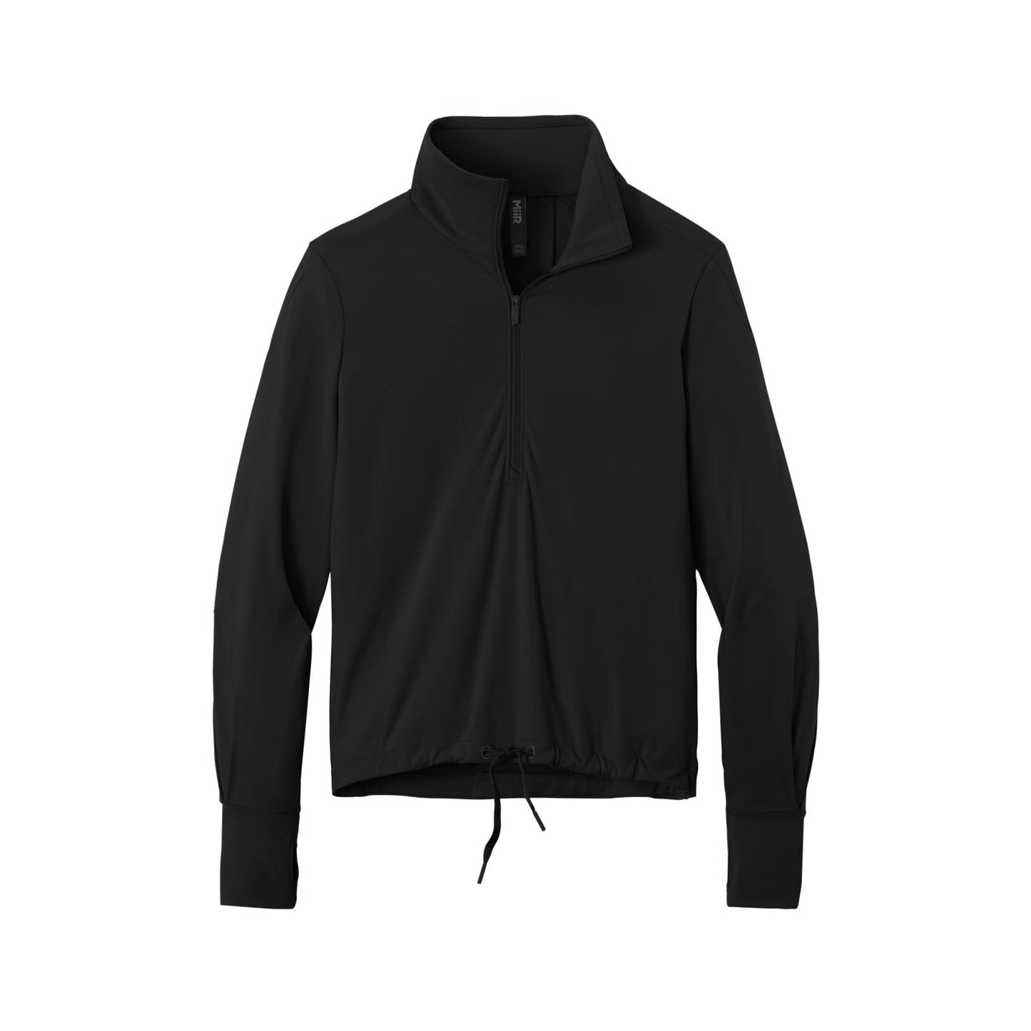 Pitch Black / XS Custom Miir Women's Kivu 1/4 Zip - Corporate Gifts
