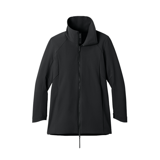 Pitch Black / XS Custom MiiR Women's Nozawa Full-Zip Soft Shell - Corporate Gifts