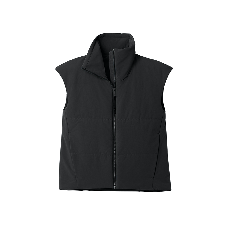 Pitch Black / XS Custom MiiR Women's Sashiko Stretch Puffy - Corporate Gifts
