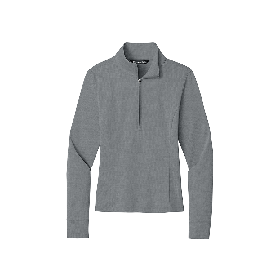 Quiet Shade Grey Heather / S Custom Travis Mathew Women's Onward 1/2-Zip - Corporate Gifts