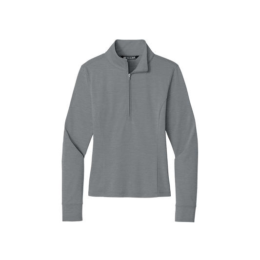 Quiet Shade Grey Heather / S Custom Travis Mathew Women's Onward 1/2-Zip - Corporate Gifts