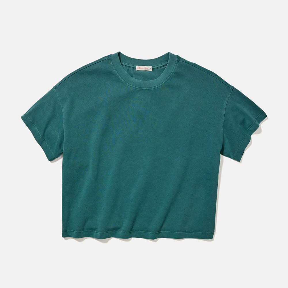 Rain Forest / XL Custom Marine Layer Women's Luxe Jersey Relaxed Tee - Corporate Gifts