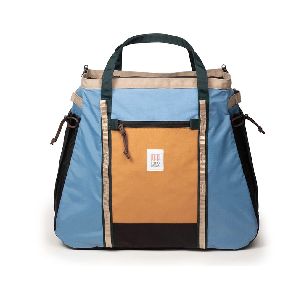 River Blue / Brown Oak Custom Topo Designs Mountain Gear Bag - Corporate Gifts