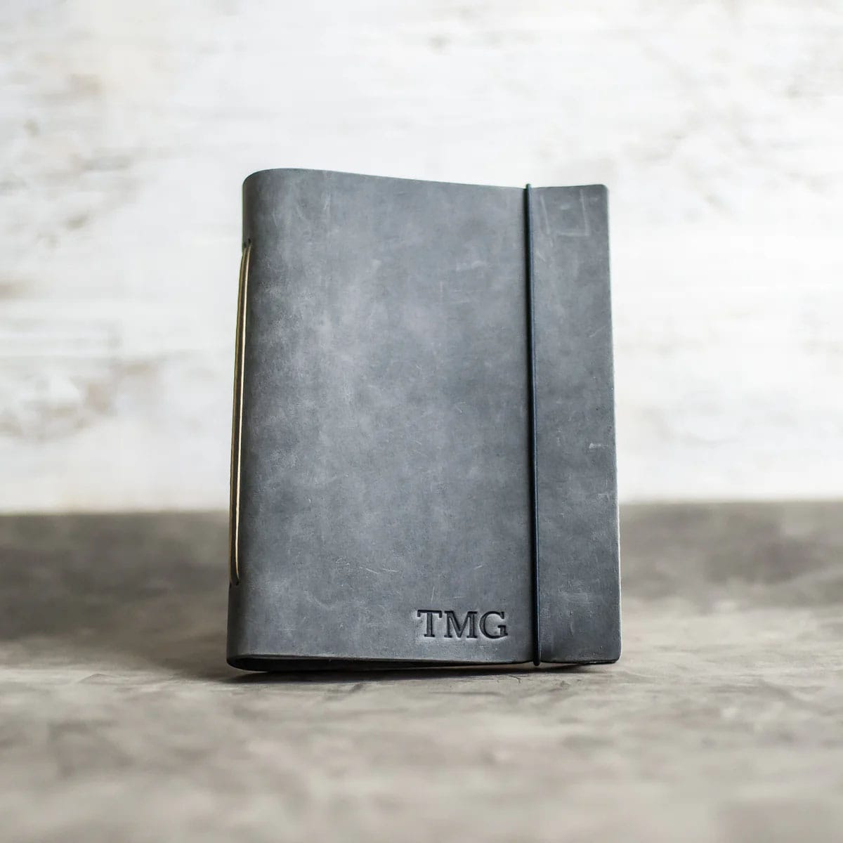 Rustic Gray Custom Ox & Pine Lined Classic Journal - Corporate Gifts