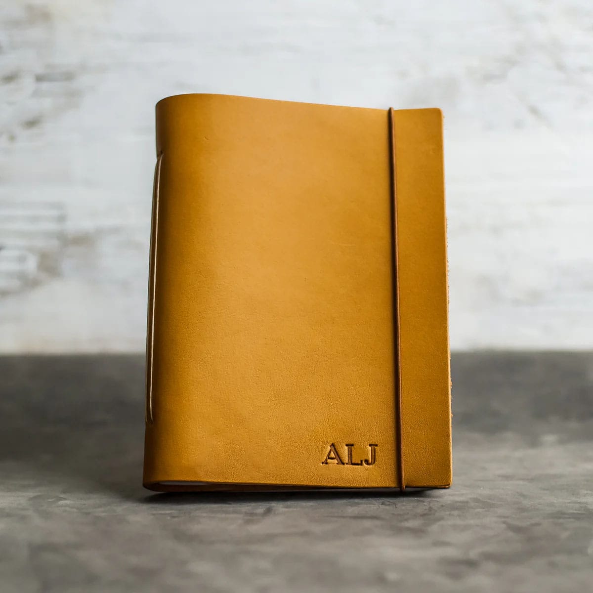Saddle Tan Custom Ox & Pine Lined Classic Journal - Corporate Gifts
