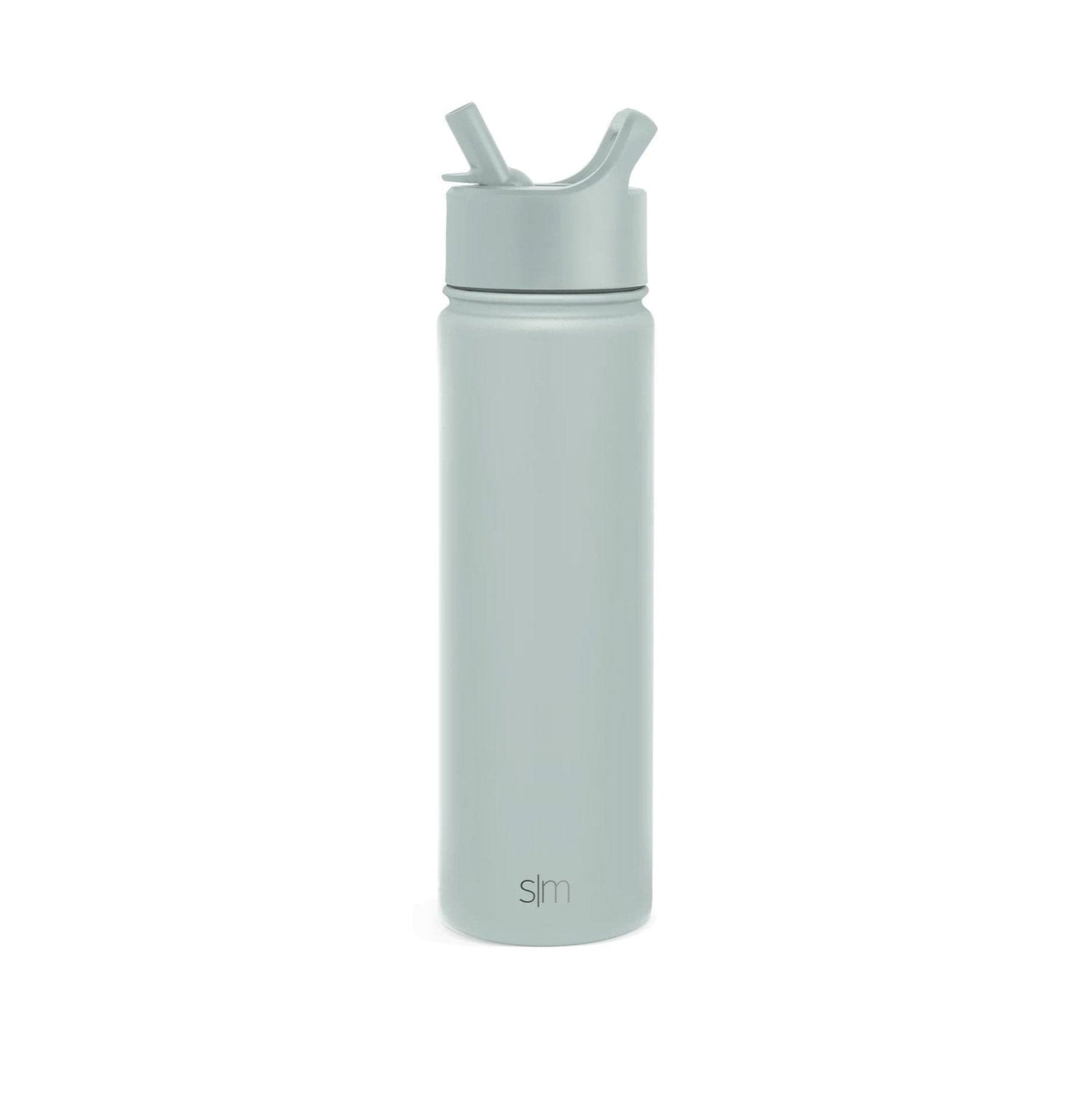 Sea Glass Sage Custom Summit Water Bottle With Straw Lid - 22oz
