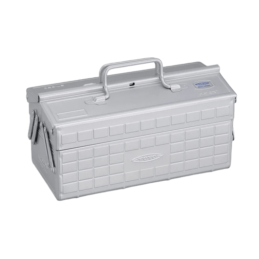 Silver Custom Toyo Steel Cantilever Toolbox ST-350 - Corporate Gifts