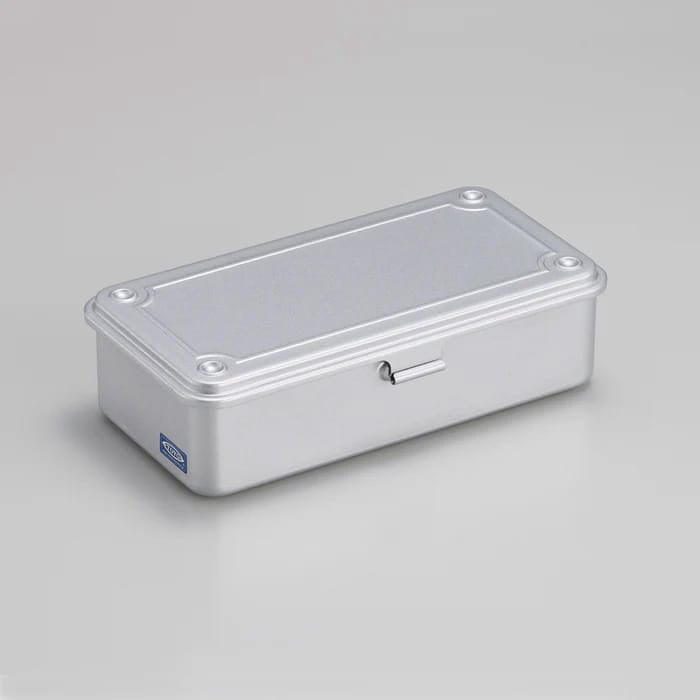 Silver Custom Toyo Steel Stackable Storage Box T-190 - Corporate Gifts