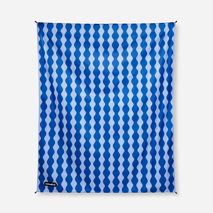 Slack Tide Coastal Blue Custom Nomadix Festival Blanket - Corporate Gifts