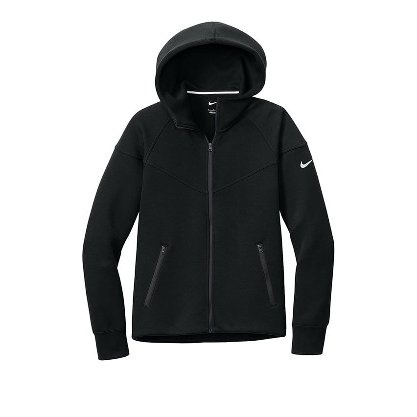 SM / Black Custom Women's Nike Tech Fleece Full-Zip Hoodie - Corporate Gifts