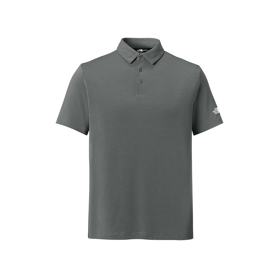 Smoked Pearl Grey / S Custom The North Face Men's Cayon Crest Polo - Corporate Gifts