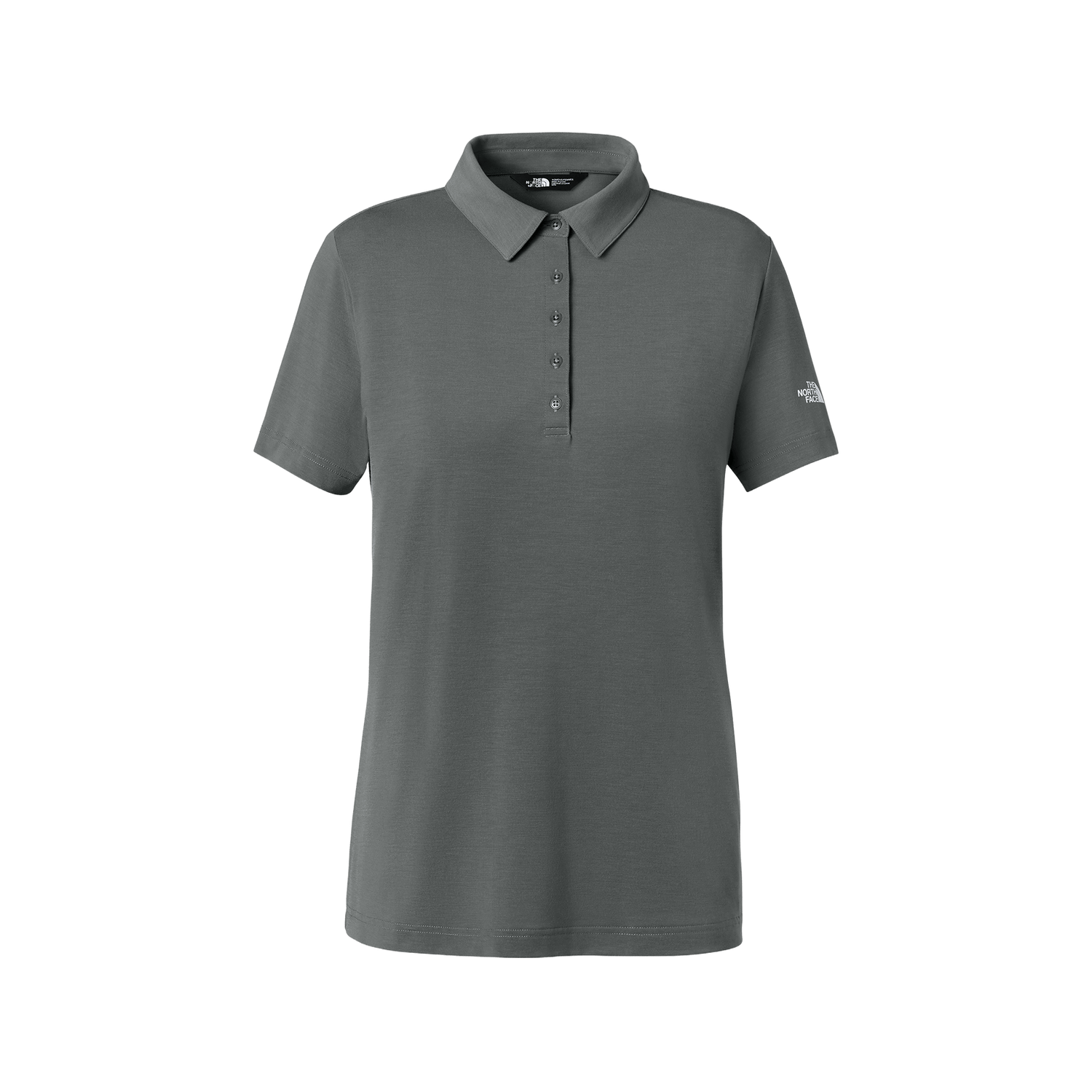 Smoked Pearl Grey / S Custom The North Face Women's Cayon Crest Polo - Corporate Gifts