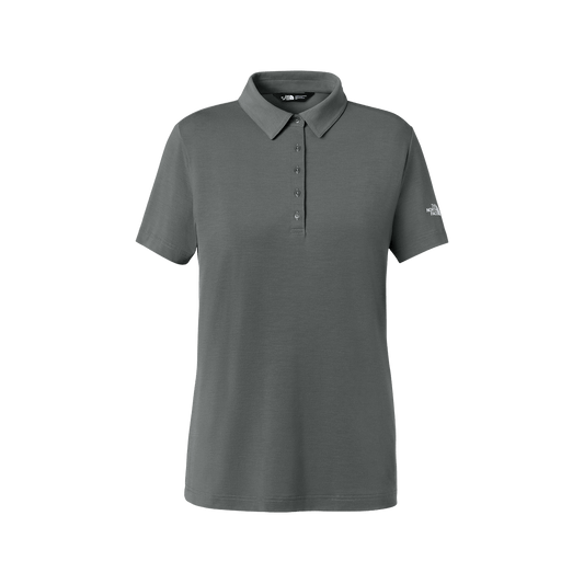 Smoked Pearl Grey / S Custom The North Face Women's Cayon Crest Polo - Corporate Gifts