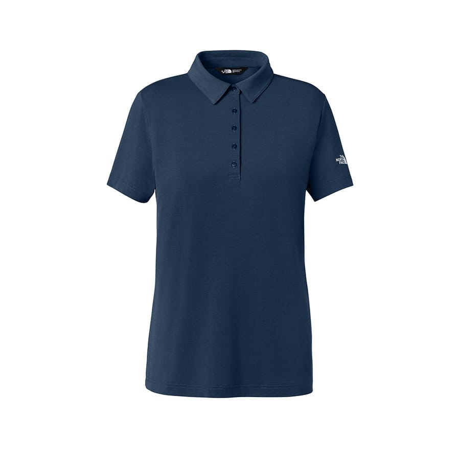 Summit Navy / S Custom The North Face Women's Cayon Crest Polo - Corporate Gifts