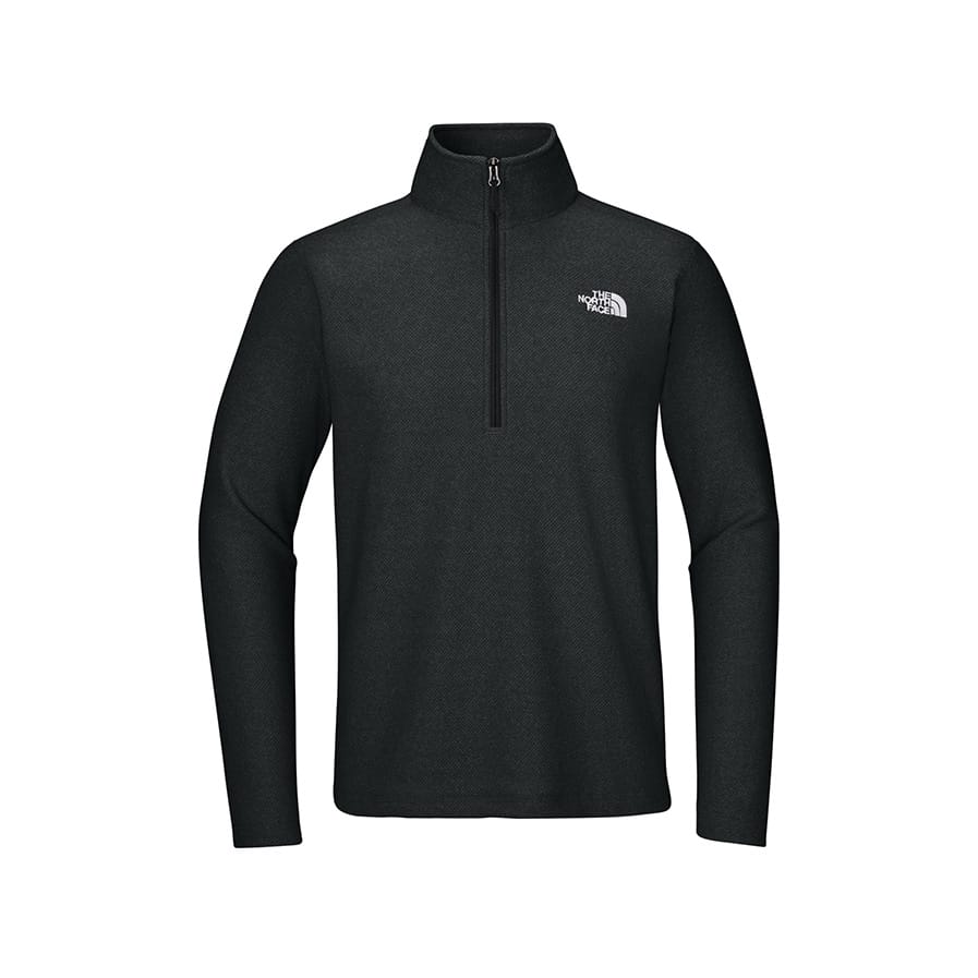 TNF Black Heather / S Custom The North Face Men's Textured Pine Grove 1/2-Zip - Corporate Gifts