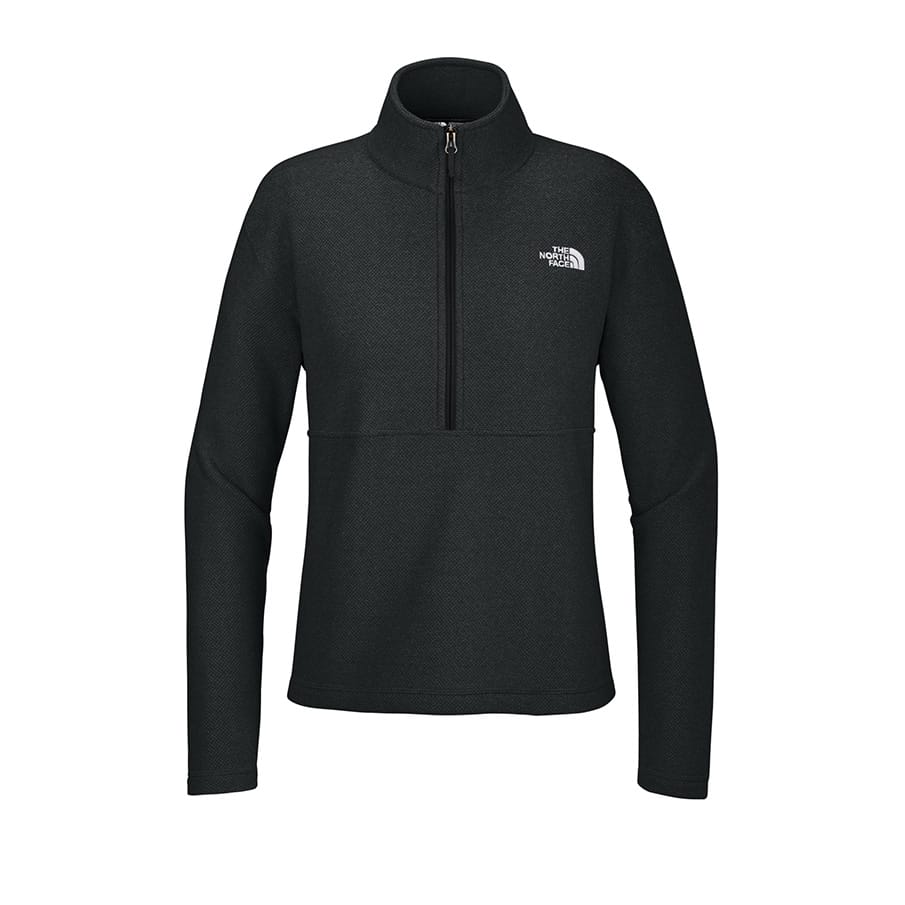 TNF Black Heather / S Custom The North Face Women's Textured Pine Grove 1/2-Zip - Corporate Gifts