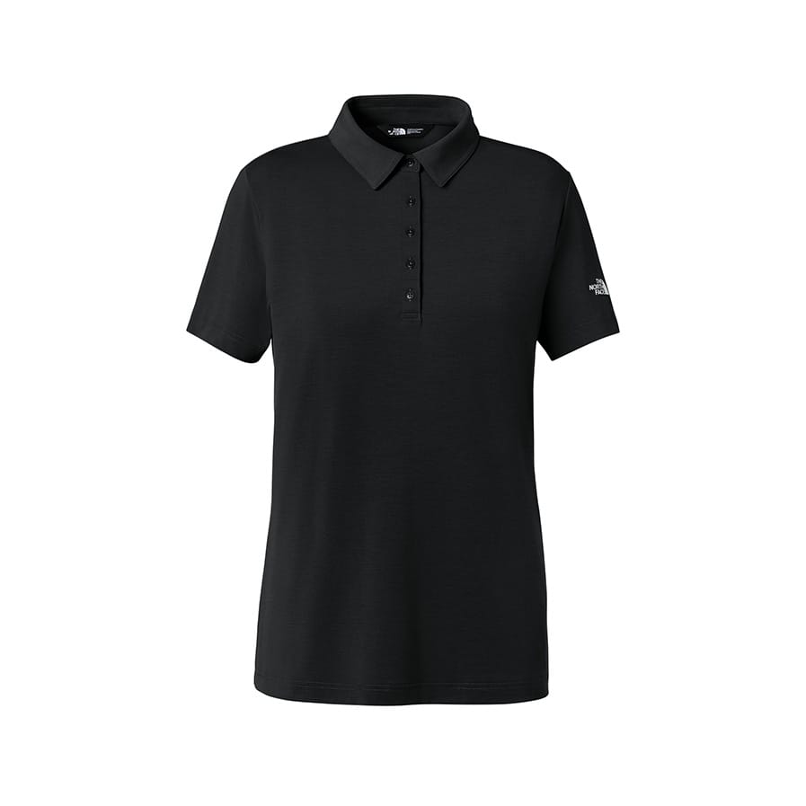 TNF Black / S Custom The North Face Women's Cayon Crest Polo - Corporate Gifts