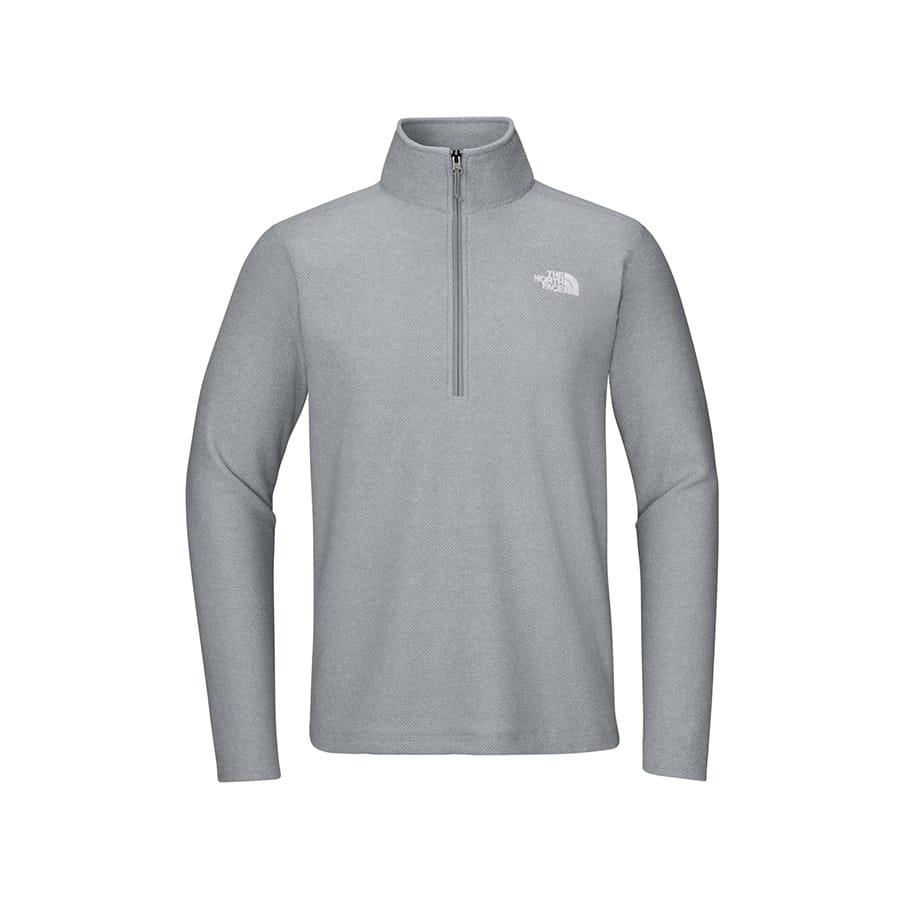 TNF Light Grey Heather / S Custom The North Face Men's Textured Pine Grove 1/2-Zip - Corporate Gifts