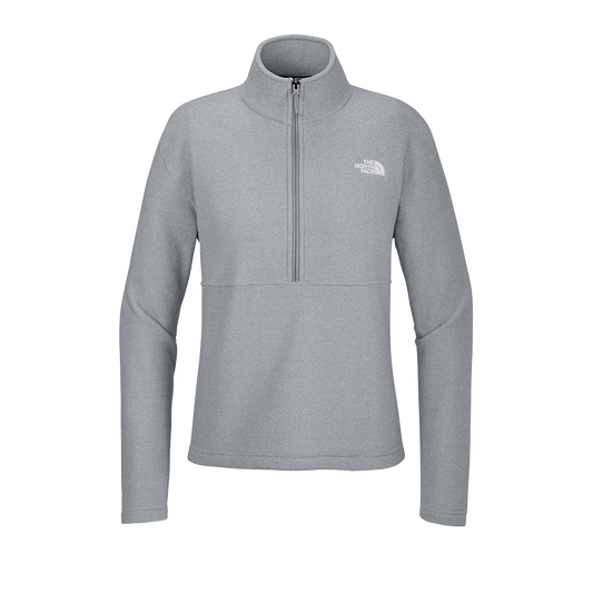 TNF Light Grey Heather / S Custom The North Face Women's Textured Pine Grove 1/2-Zip - Corporate Gifts
