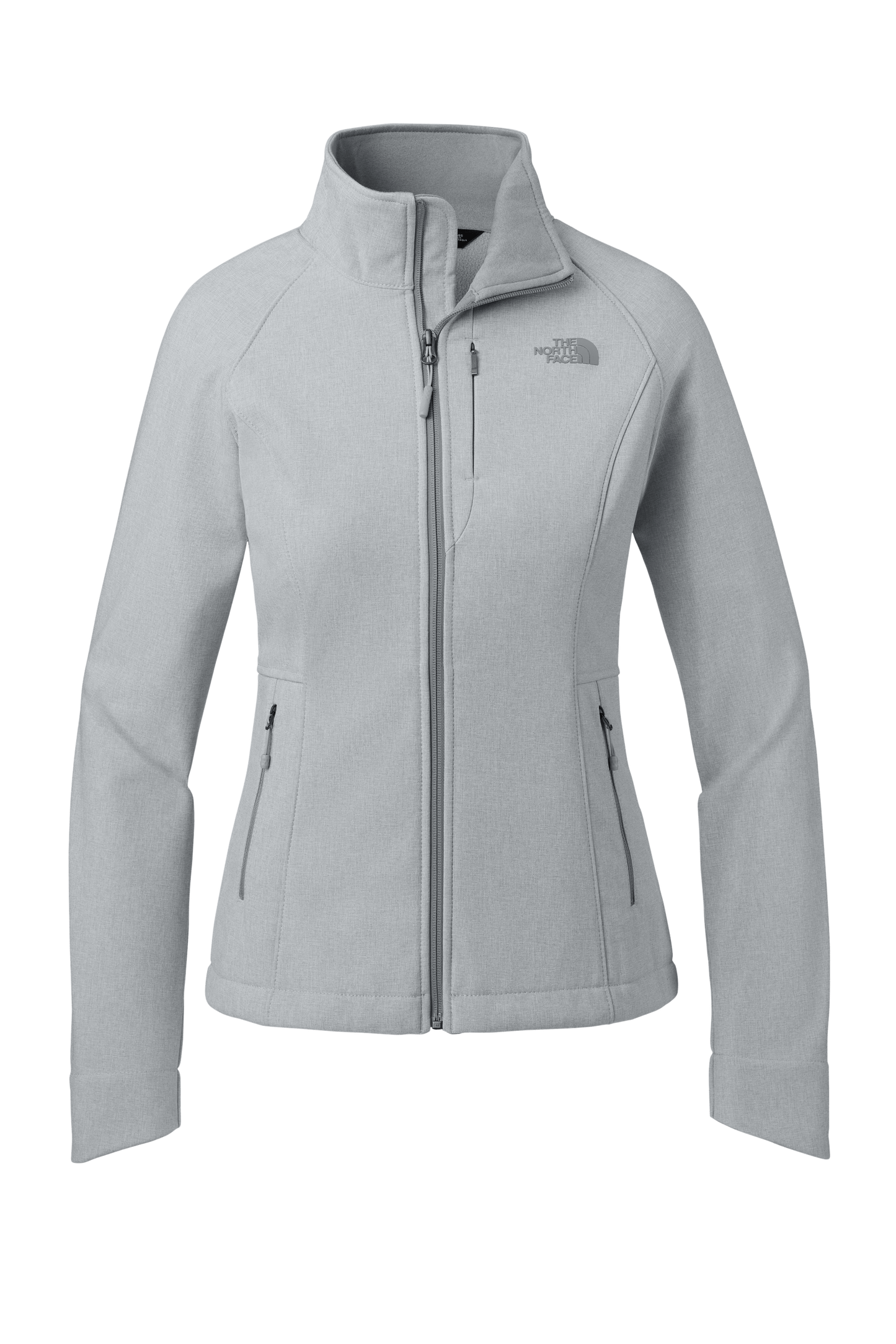 TNF Light Grey Heather / SM Custom The North Face Ladies Apex Barrier Soft Shell Jacket - Corporate Gifts