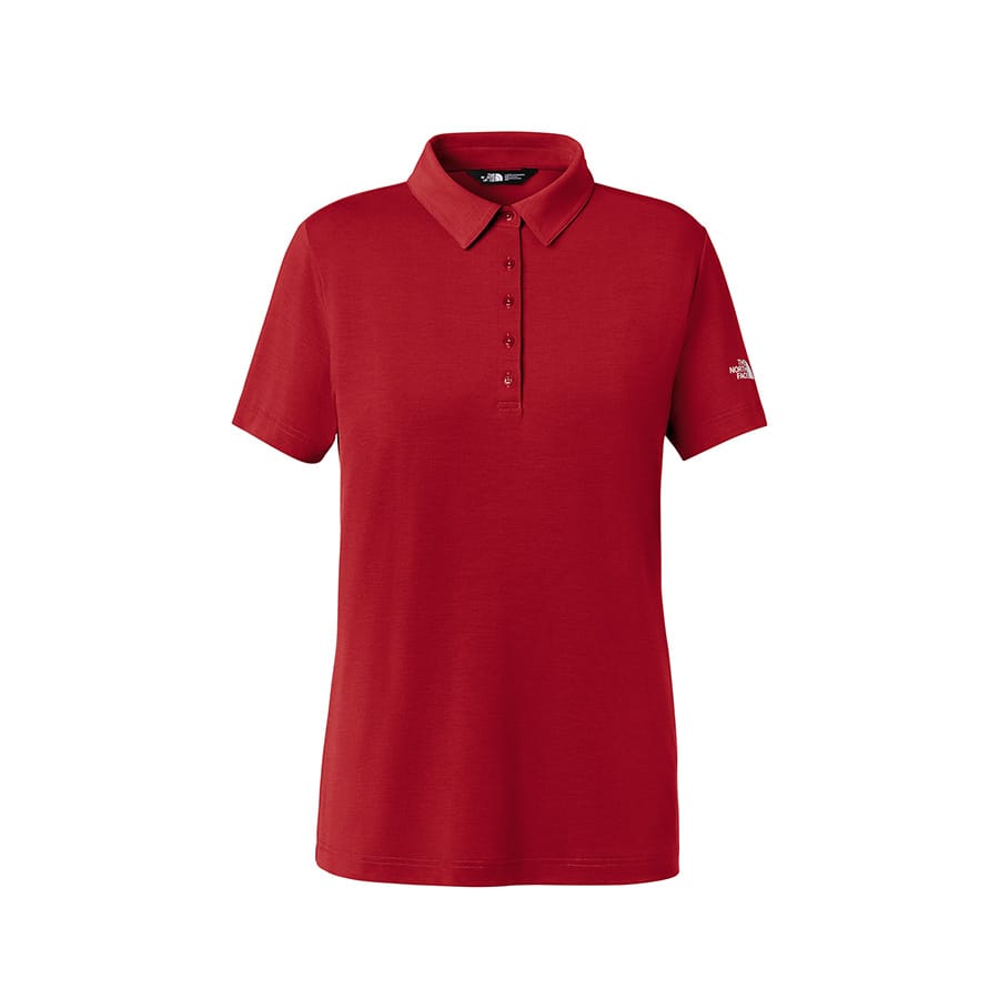 TNF Red / S Custom The North Face Women's Cayon Crest Polo - Corporate Gifts