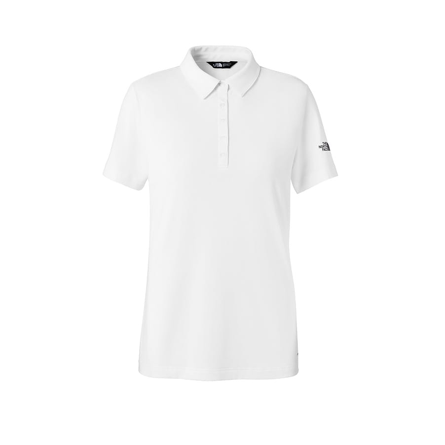 TNF White / S Custom The North Face Women's Cayon Crest Polo - Corporate Gifts