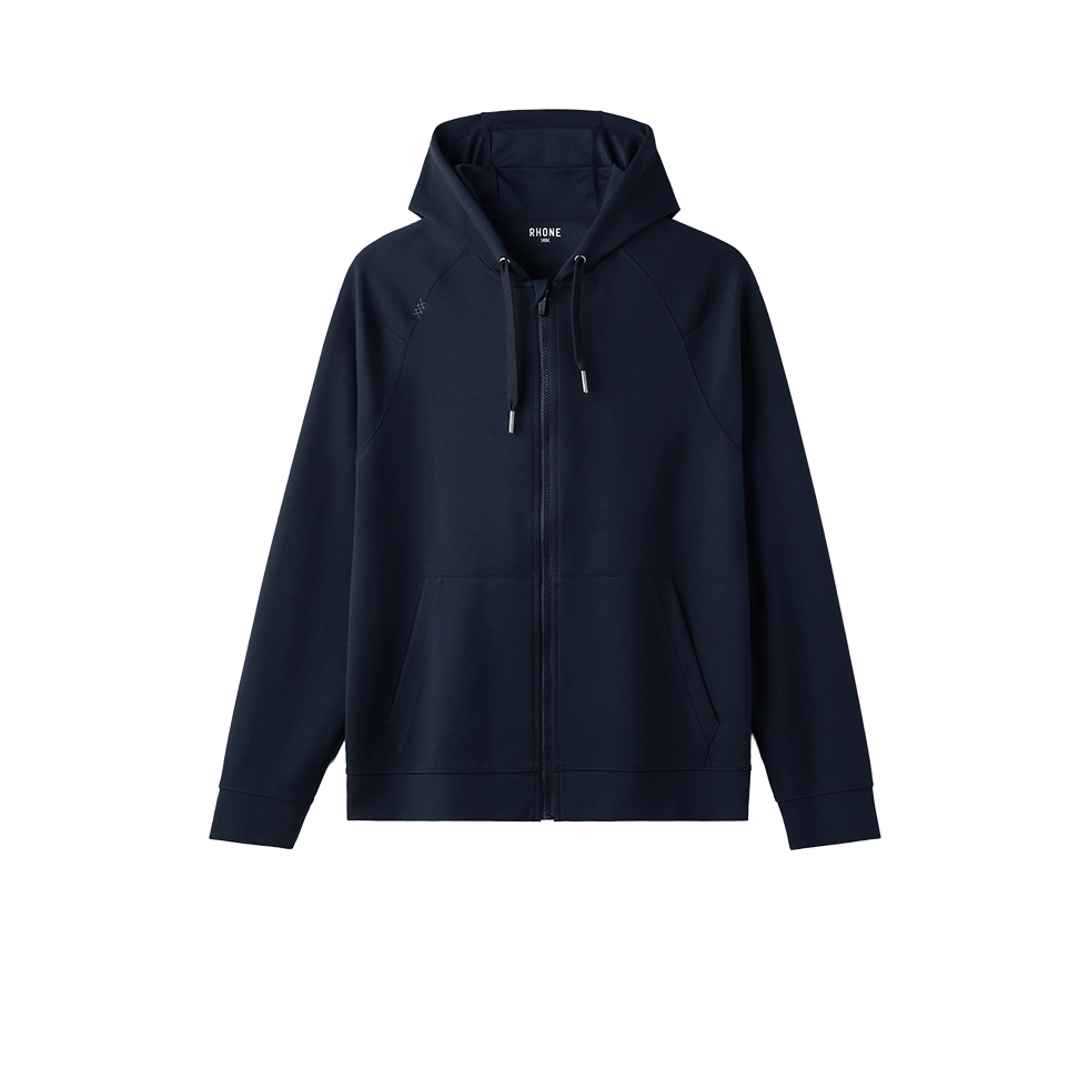 True Navy / S Custom Rhone DreamState Men's Full Zip Hoodie - Corporate Gifts