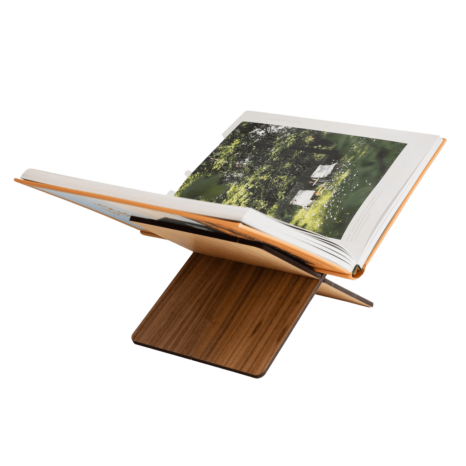 Basic Book Stand Custom Wood Book Display Stand | Corporate Gifts | Clove & Twine