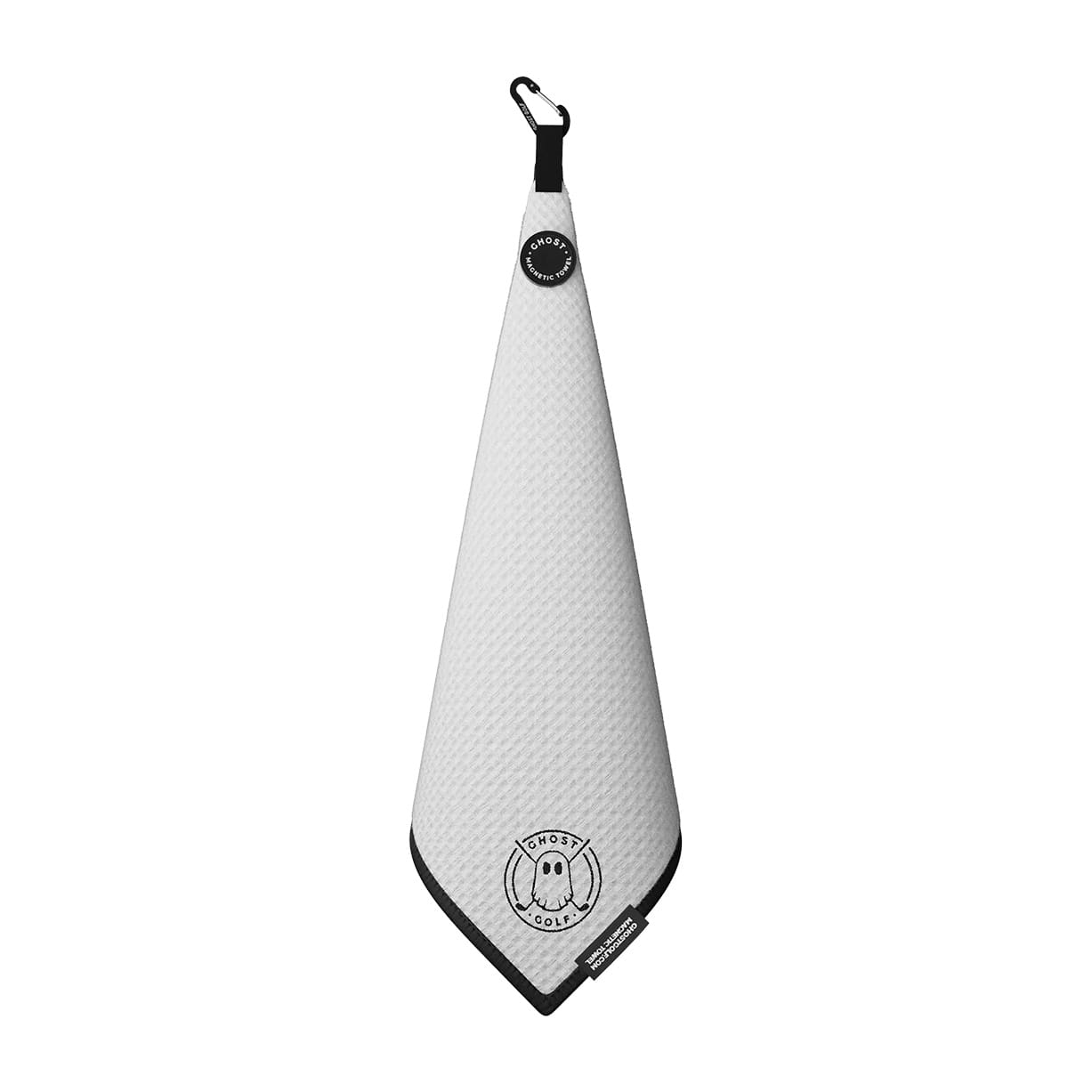 White Custom Ghost Golf Magnetic Towel - Corporate Gifts